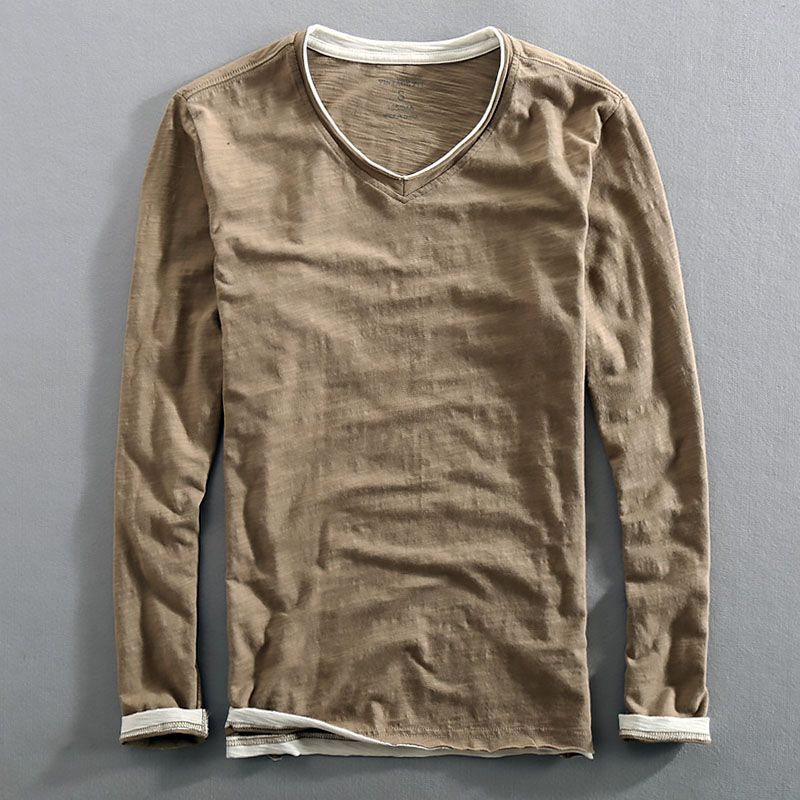 Cevori Stylish Long Sleeve Cotton Shirt