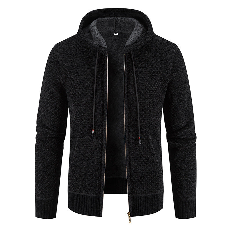 Cevori Trendy Design Stylish Hooded Cardigan