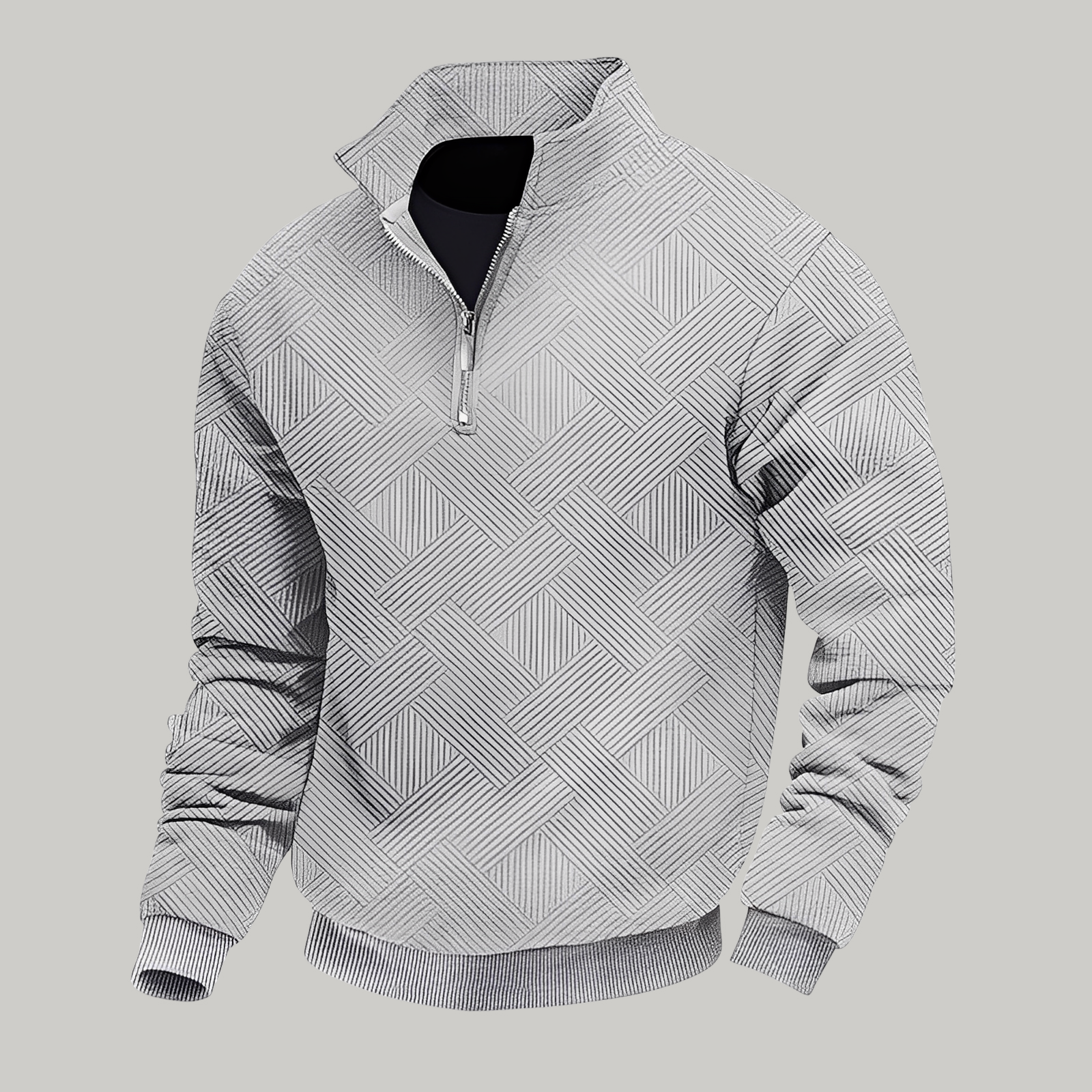 Cevori Casual Half Zip Pullover
