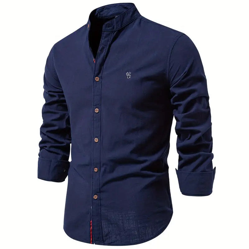 Cevori Stylish Fit Button-Front Shirt