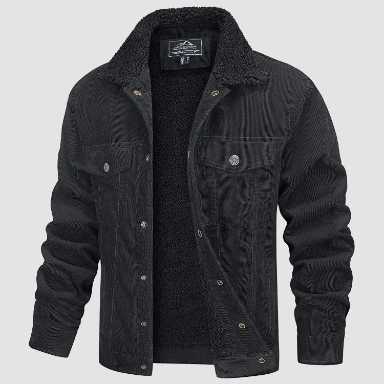 Cevori Corduroy Jacket with Warm Lining