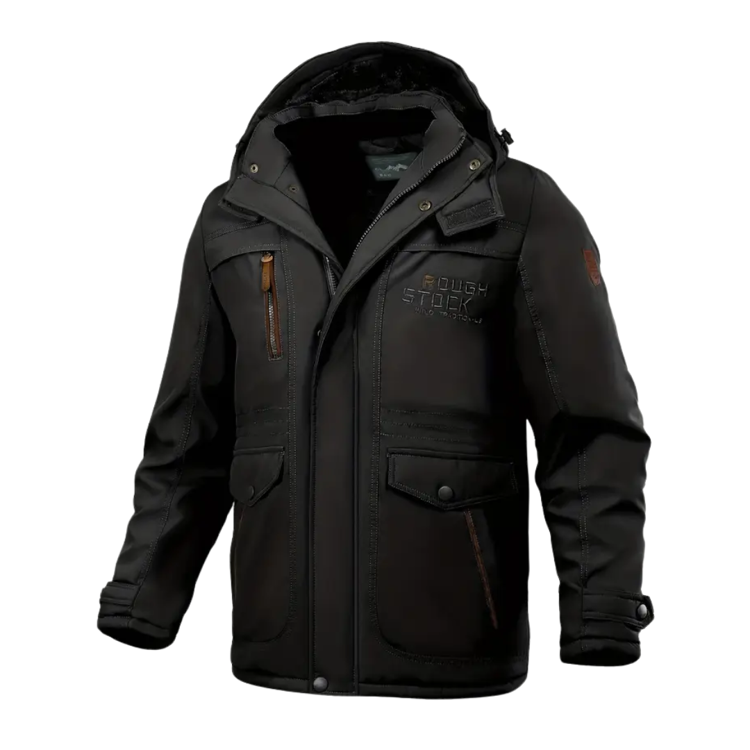 Cevori Plush Lined Hood Winter Jacket