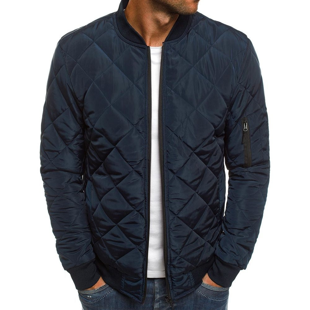 Cevori Quilted Lightweight Bomber Jacket