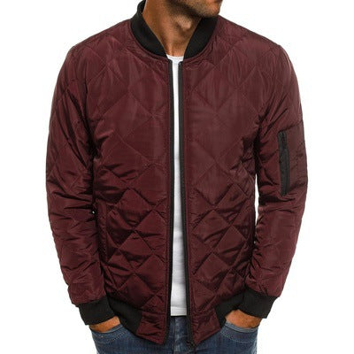 Cevori Quilted Lightweight Bomber Jacket