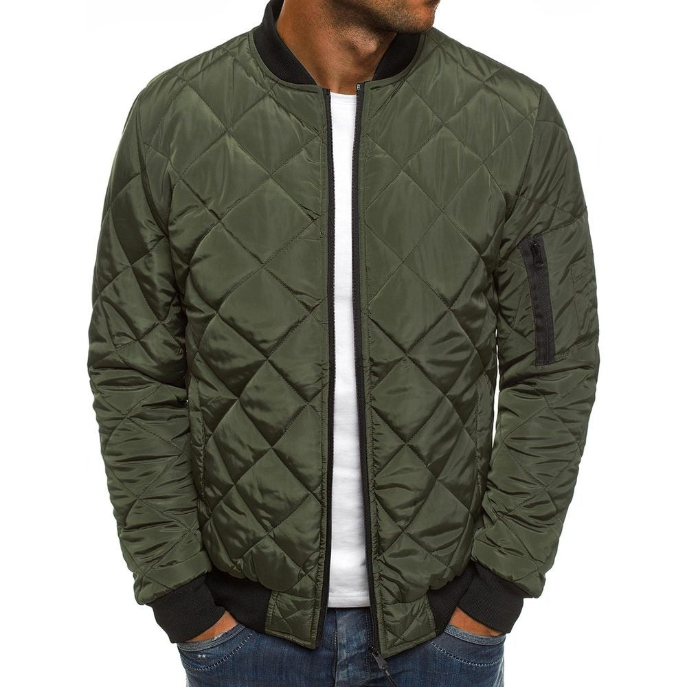 Cevori Quilted Lightweight Bomber Jacket
