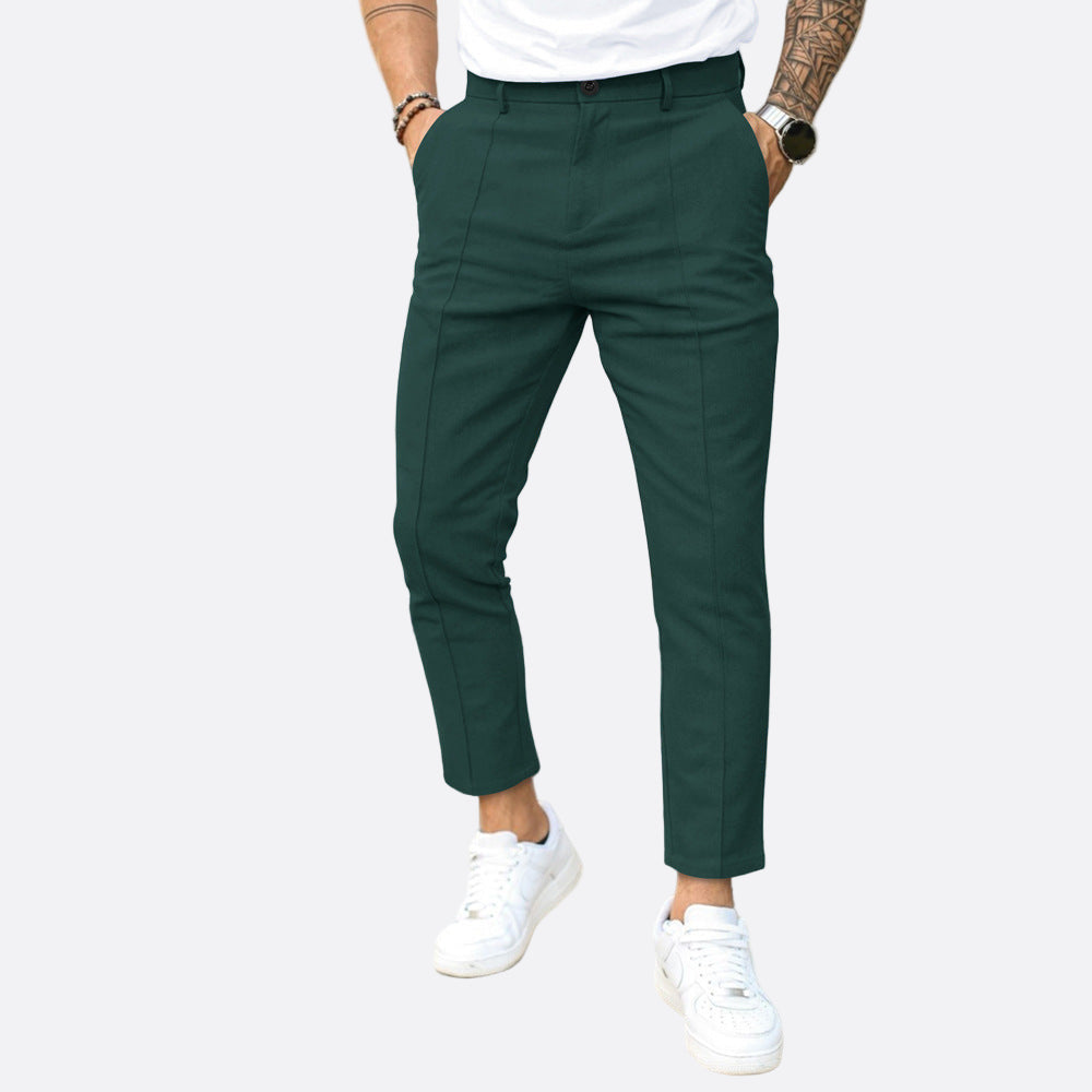 Cevori Casual Style Slim Fit Chino Trousers