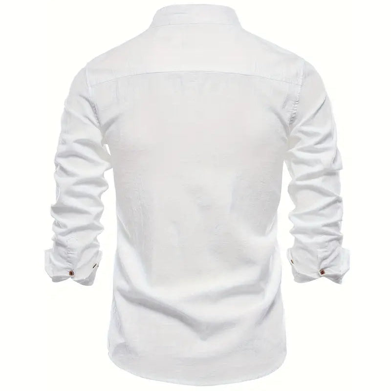 Cevori Stylish Fit Button-Front Shirt