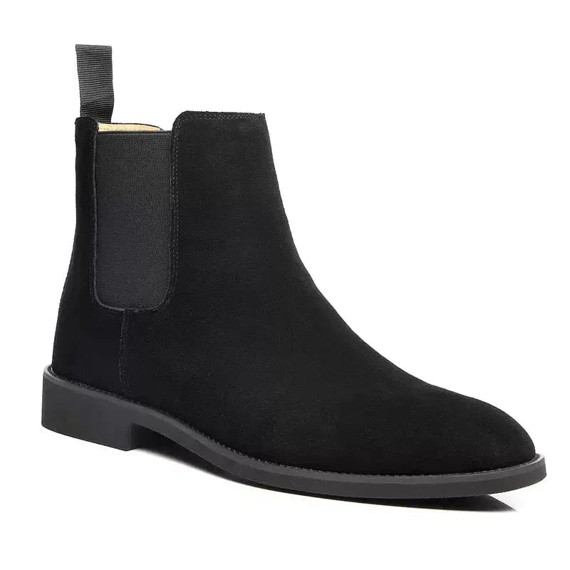 Cevori Calf Suede Chelsea Boots