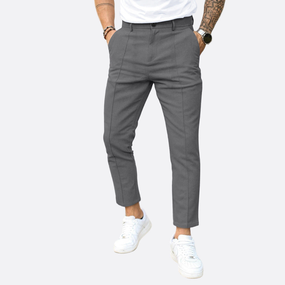 Cevori Casual Style Slim Fit Chino Trousers