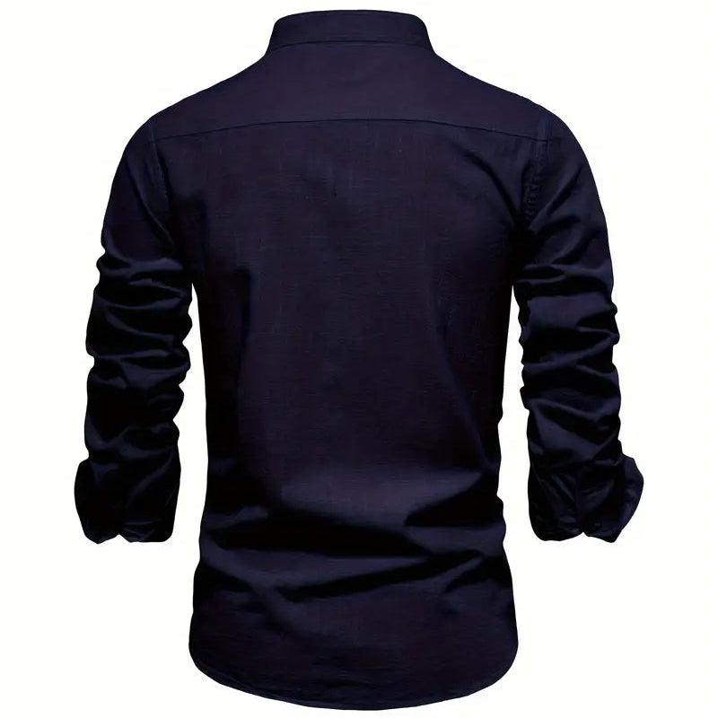 Cevori Stylish Fit Button-Front Shirt