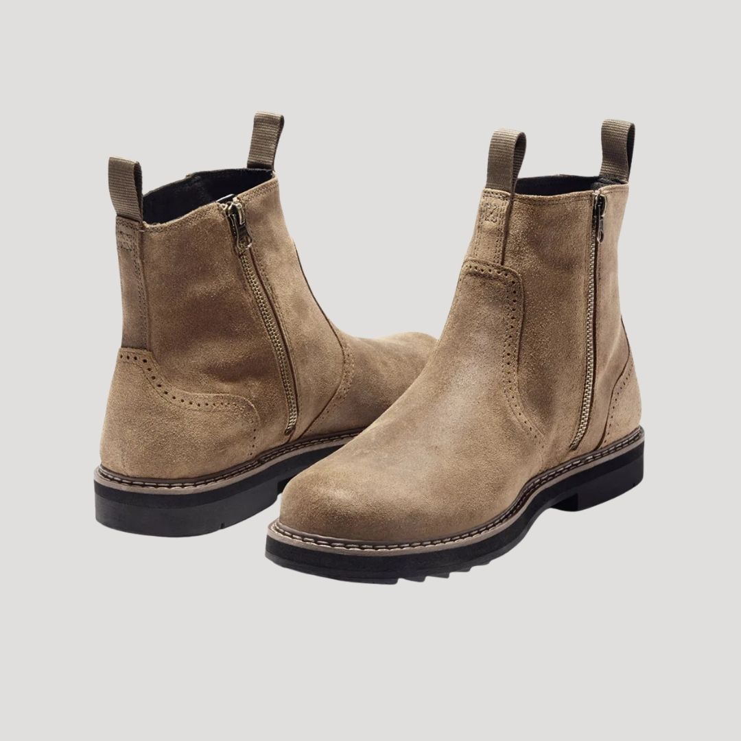 Cevori Waterproof Leather Chelsea Ankle Boots