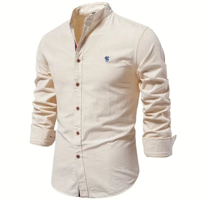 Cevori Stylish Fit Button-Front Shirt