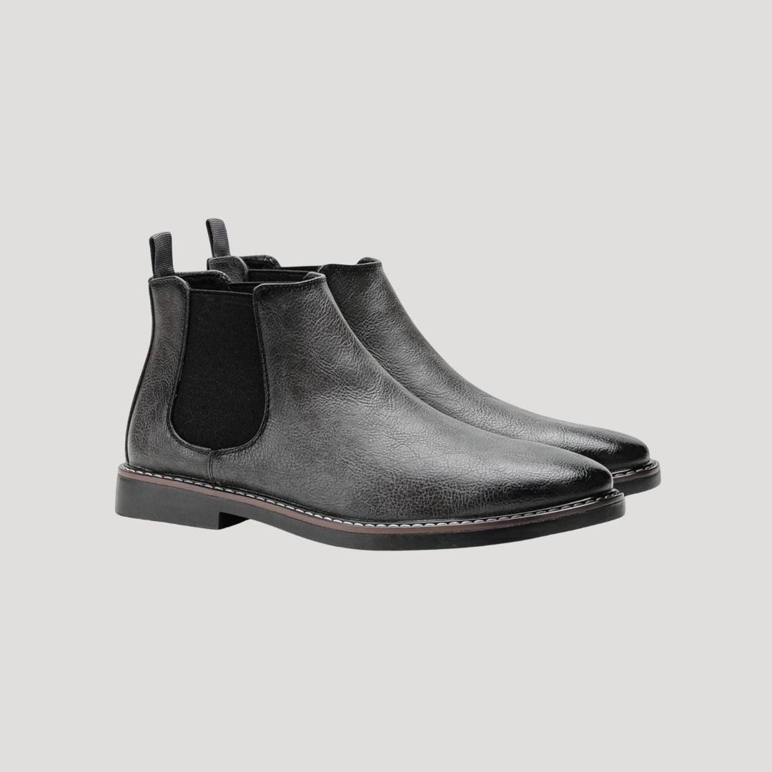 Cevori Winter Style Waterproof Leather Chelsea Boots