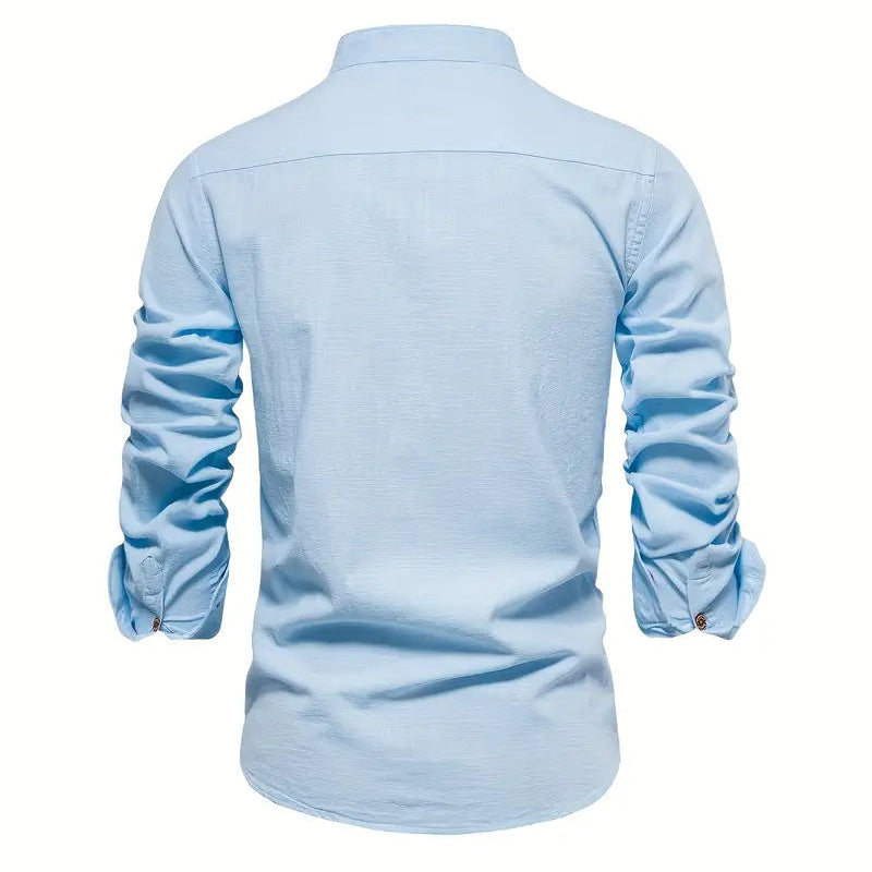 Cevori Stylish Fit Button-Front Shirt