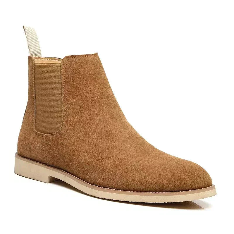 Cevori Calf Suede Chelsea Boots