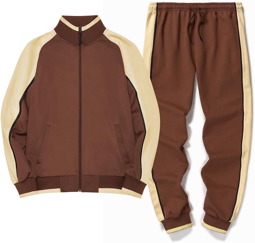 Cevori Full-Zip Jacket & Pants Tracksuit Set