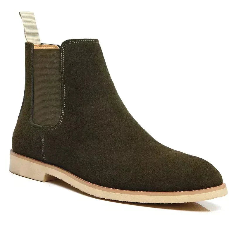 Cevori Calf Suede Chelsea Boots