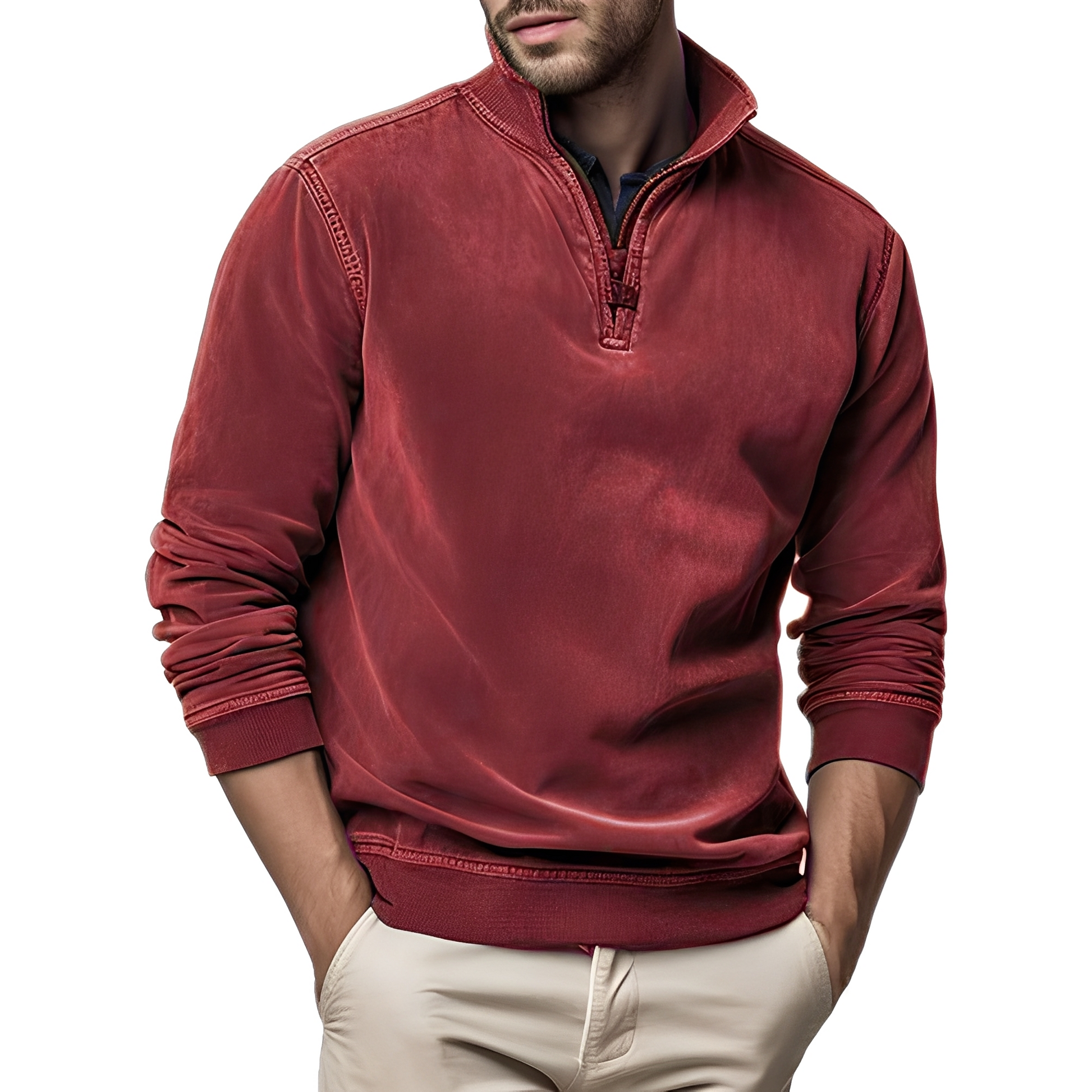 Cevori Washed Fleece Jumper