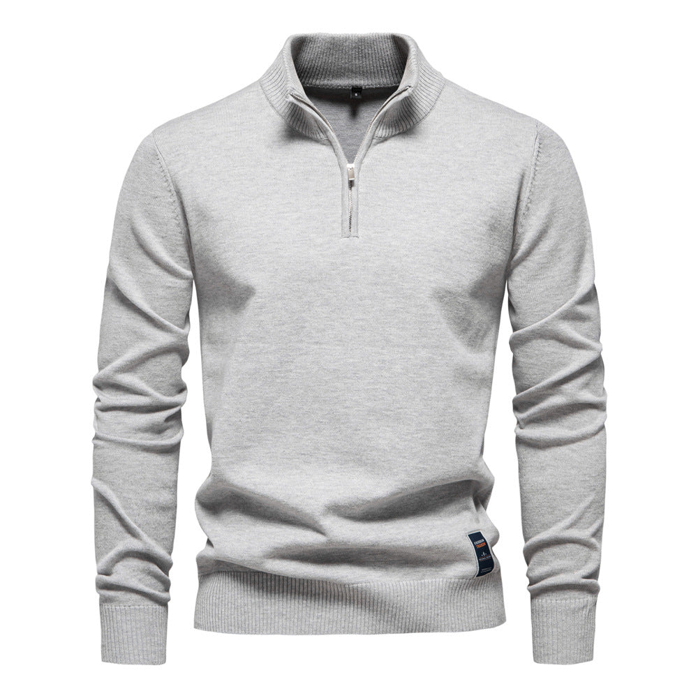 Cevori Casual Style Slim-Fit Knitted Jumper