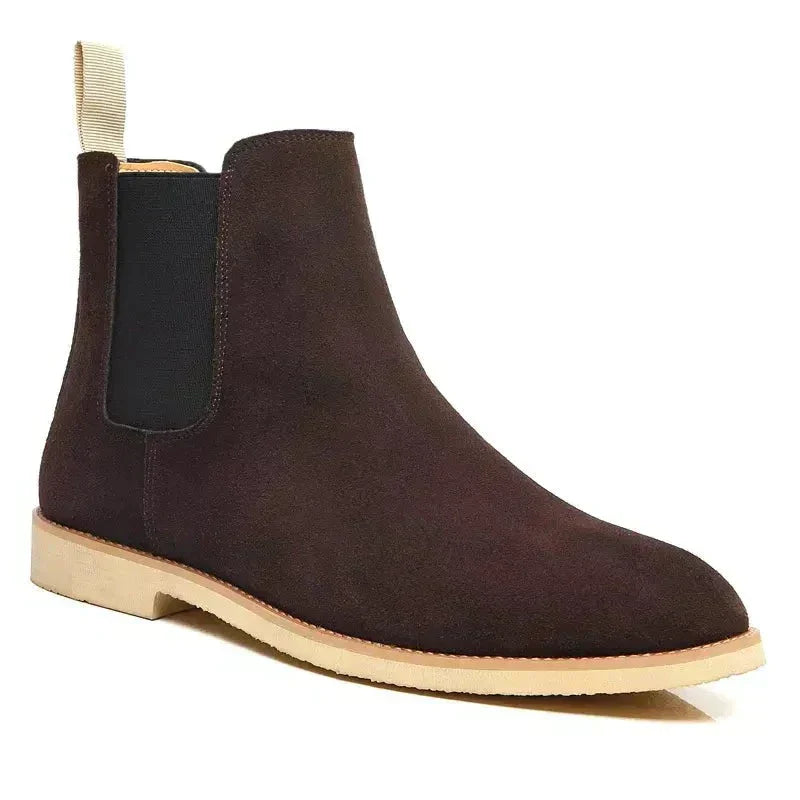 Cevori Calf Suede Chelsea Boots