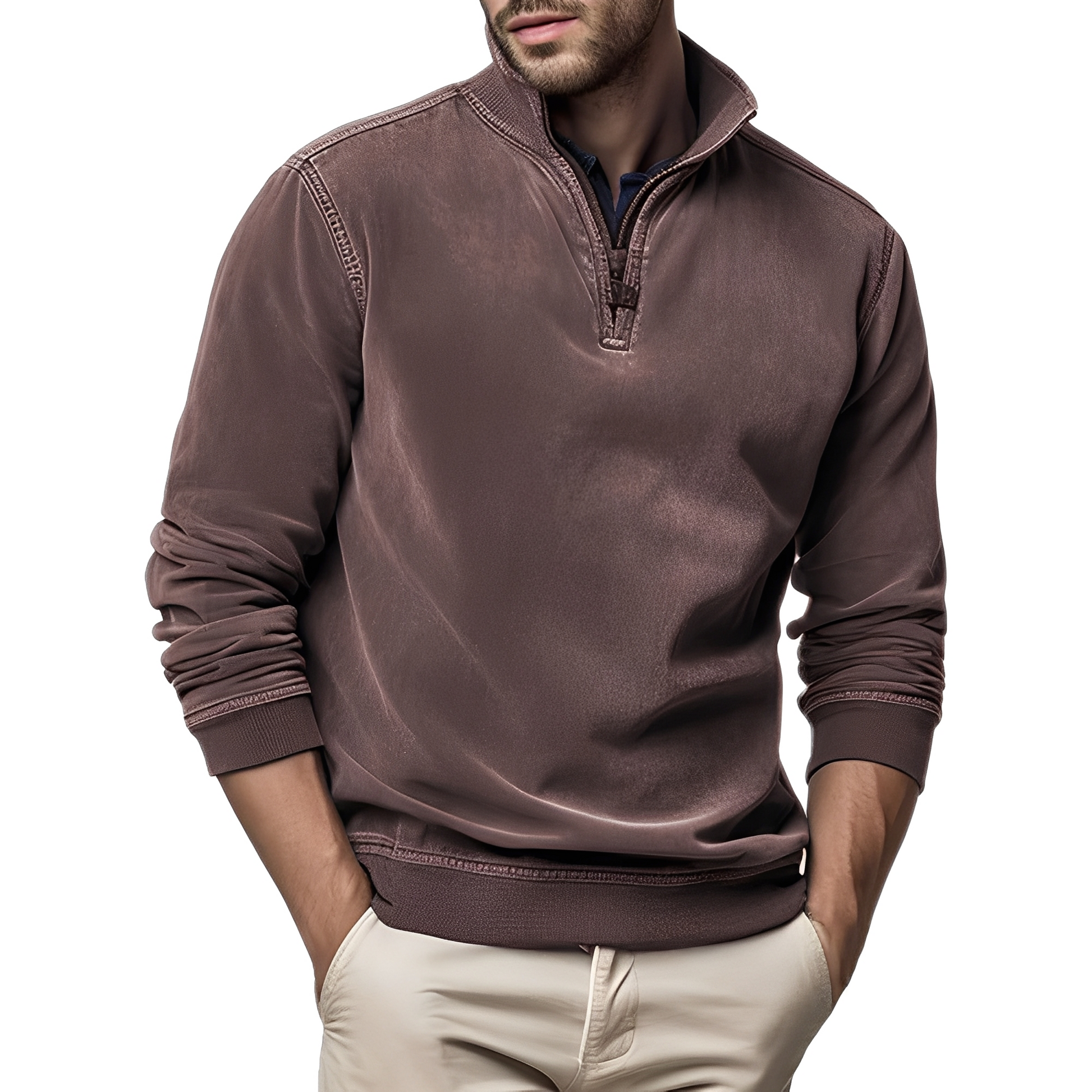 Cevori Washed Fleece Jumper