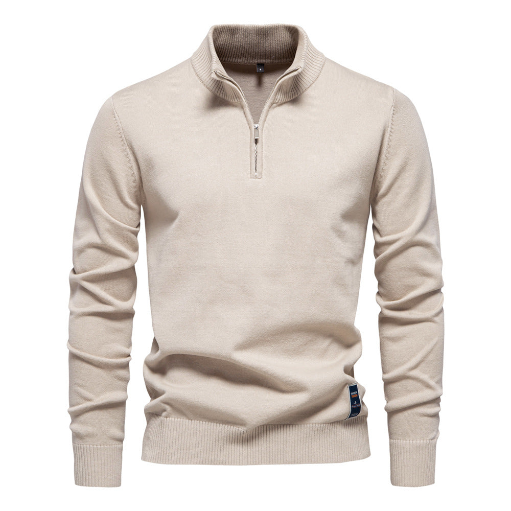 Cevori Casual Style Slim-Fit Knitted Jumper