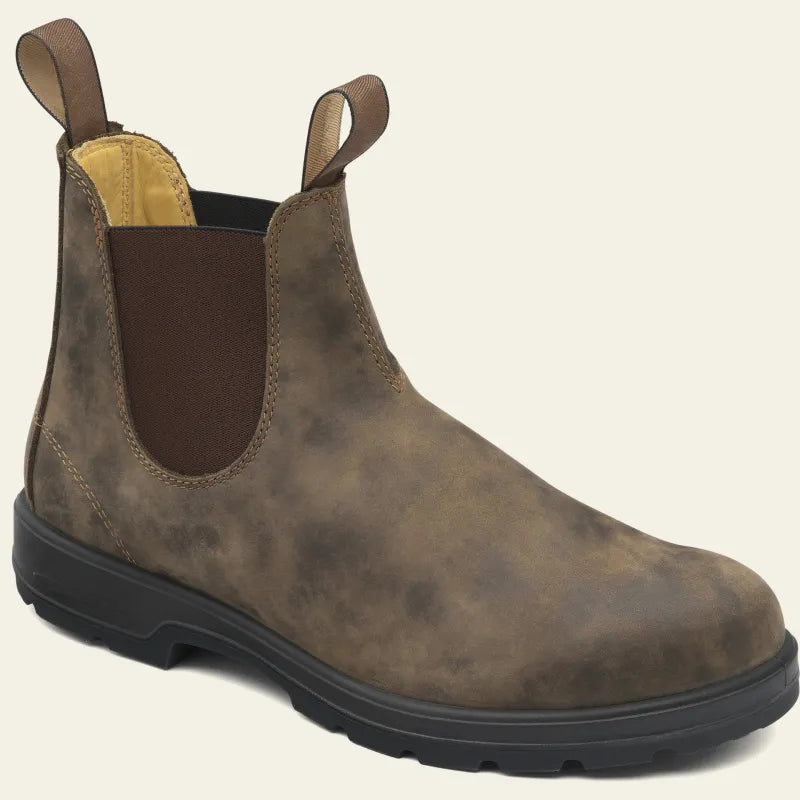Cevori Leather Chelsea Ankle Boots