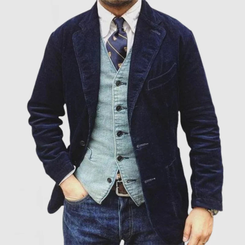 Cevori Classic Corduroy Blazer & Vest