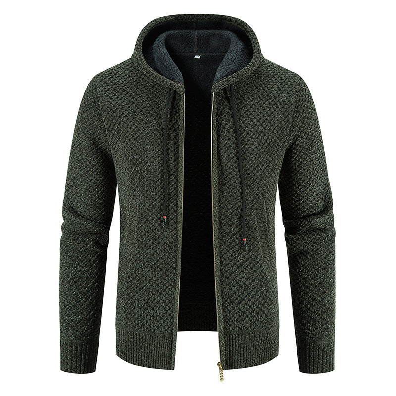 Cevori Trendy Design Stylish Hooded Cardigan