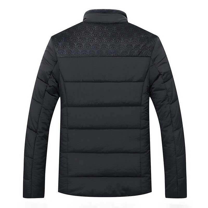 Cevori Stand-Up Collar Quilted Winter Jacket