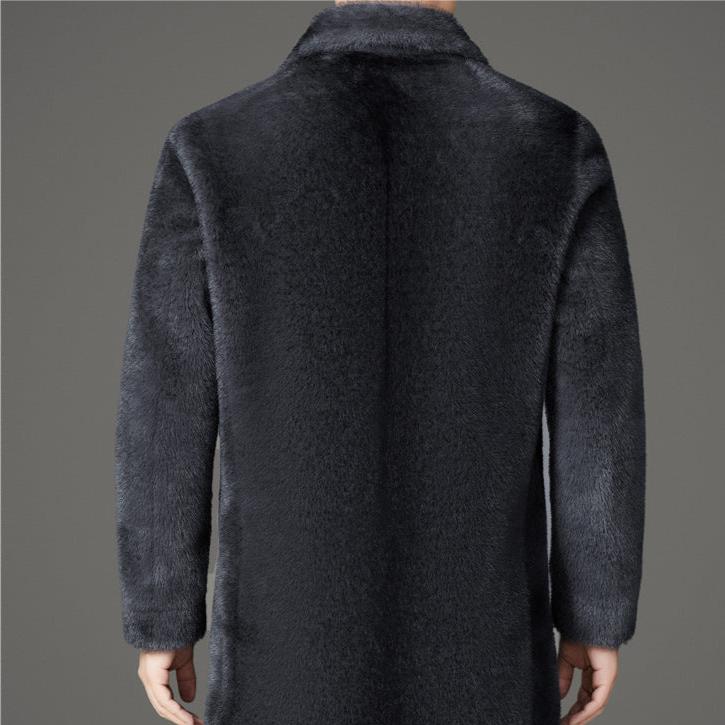 Cevori Reversible Winter Style Faux Fur Coat