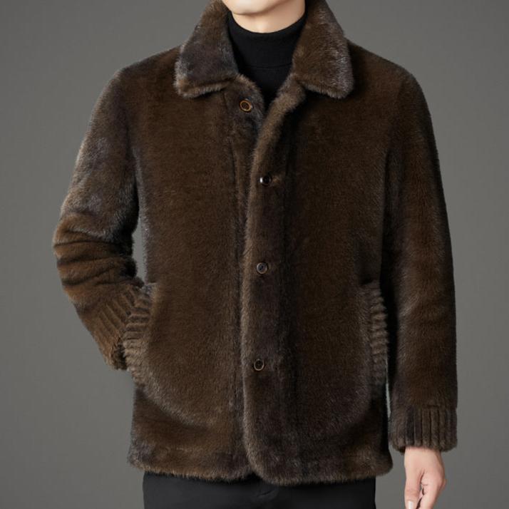 Cevori Reversible Warm Style Faux Fur Jacket
