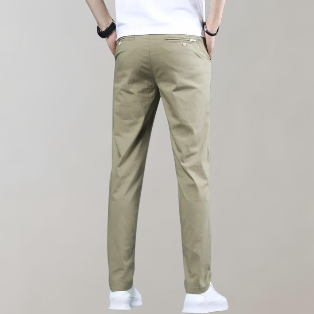 Cevori Lightweight Slim Fit Stretchable Trousers