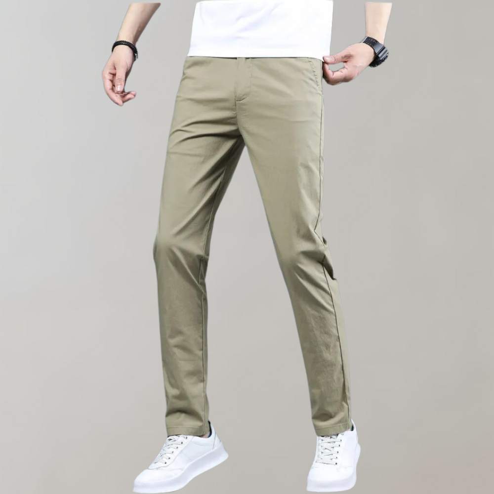 Cevori Lightweight Slim Fit Stretchable Trousers