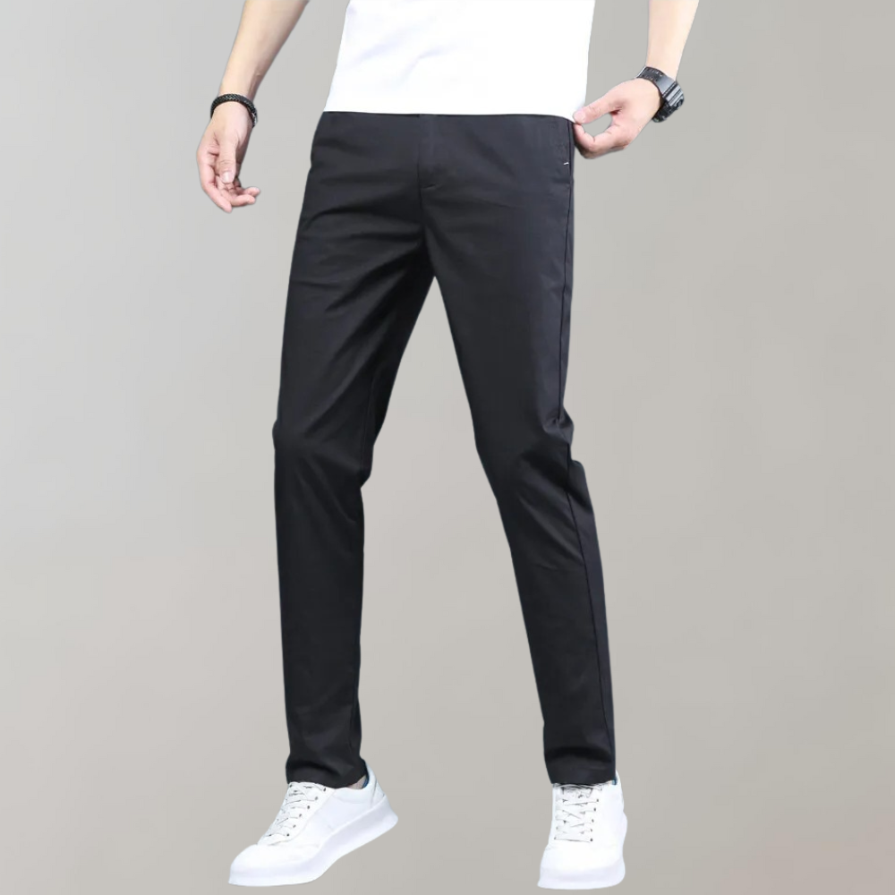 Cevori Lightweight Slim Fit Stretchable Trousers