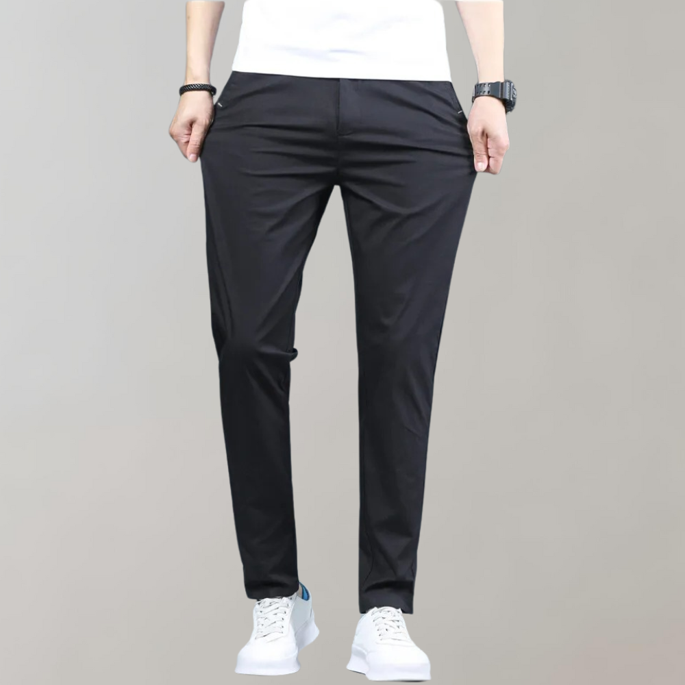 Cevori Lightweight Slim Fit Stretchable Trousers