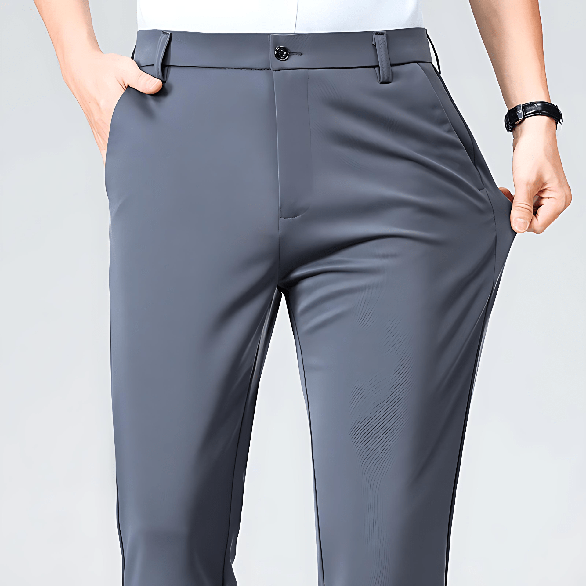 Cevori Business Style Classic Slim Fit Trousers
