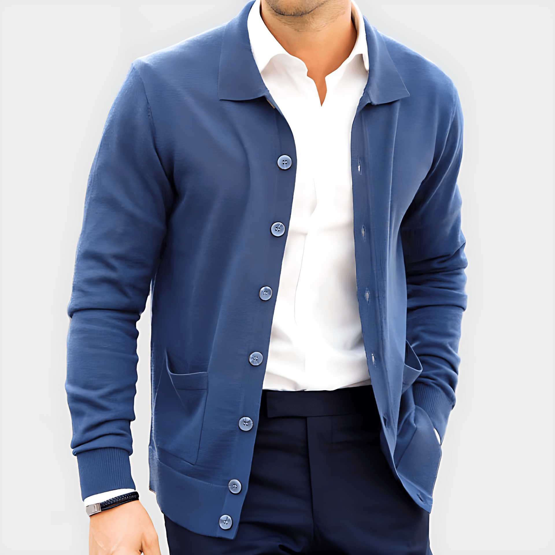 Cevori Buttoned Style Casual Jacket