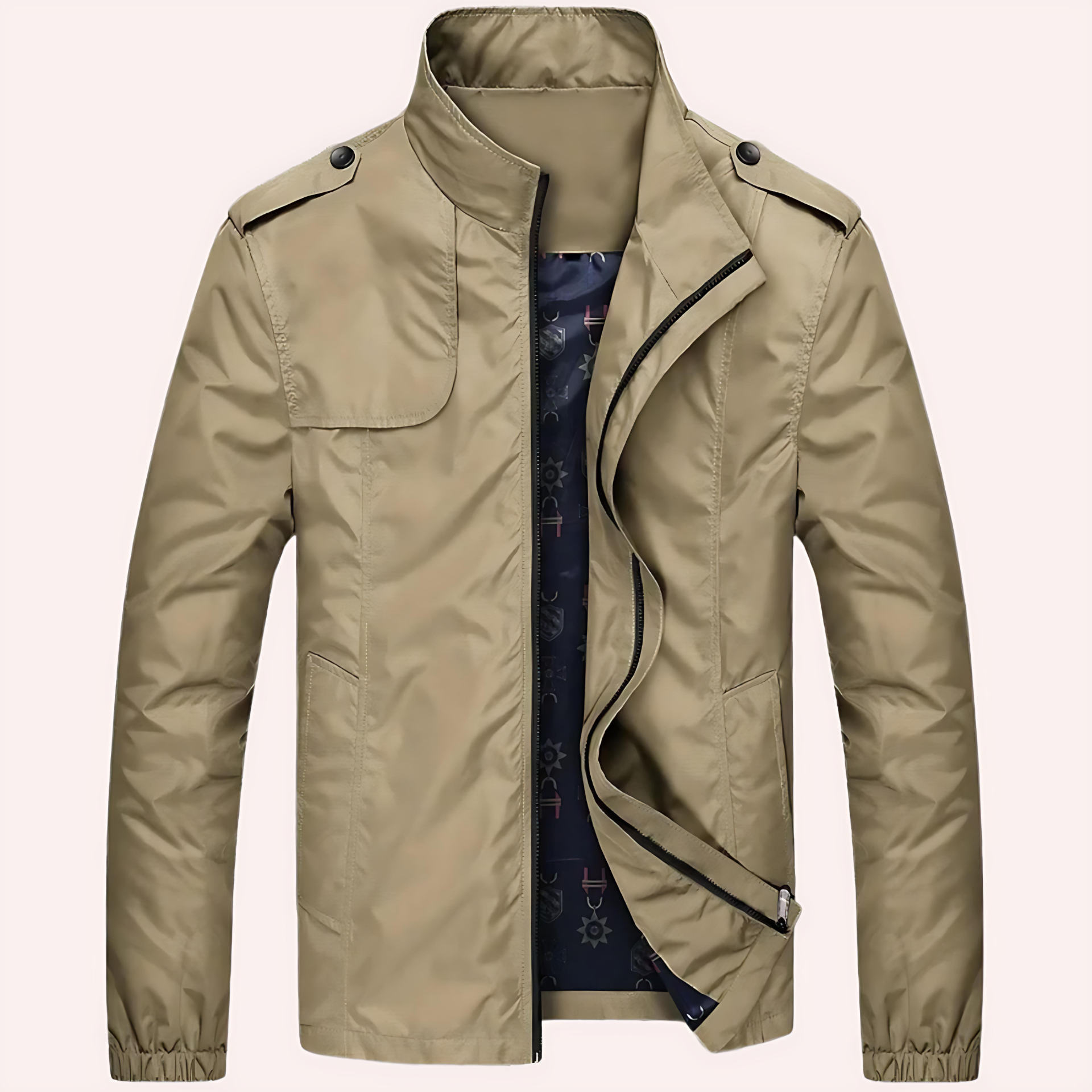 Cevori Casual Casual Bomber Style Zip-Up Jacket