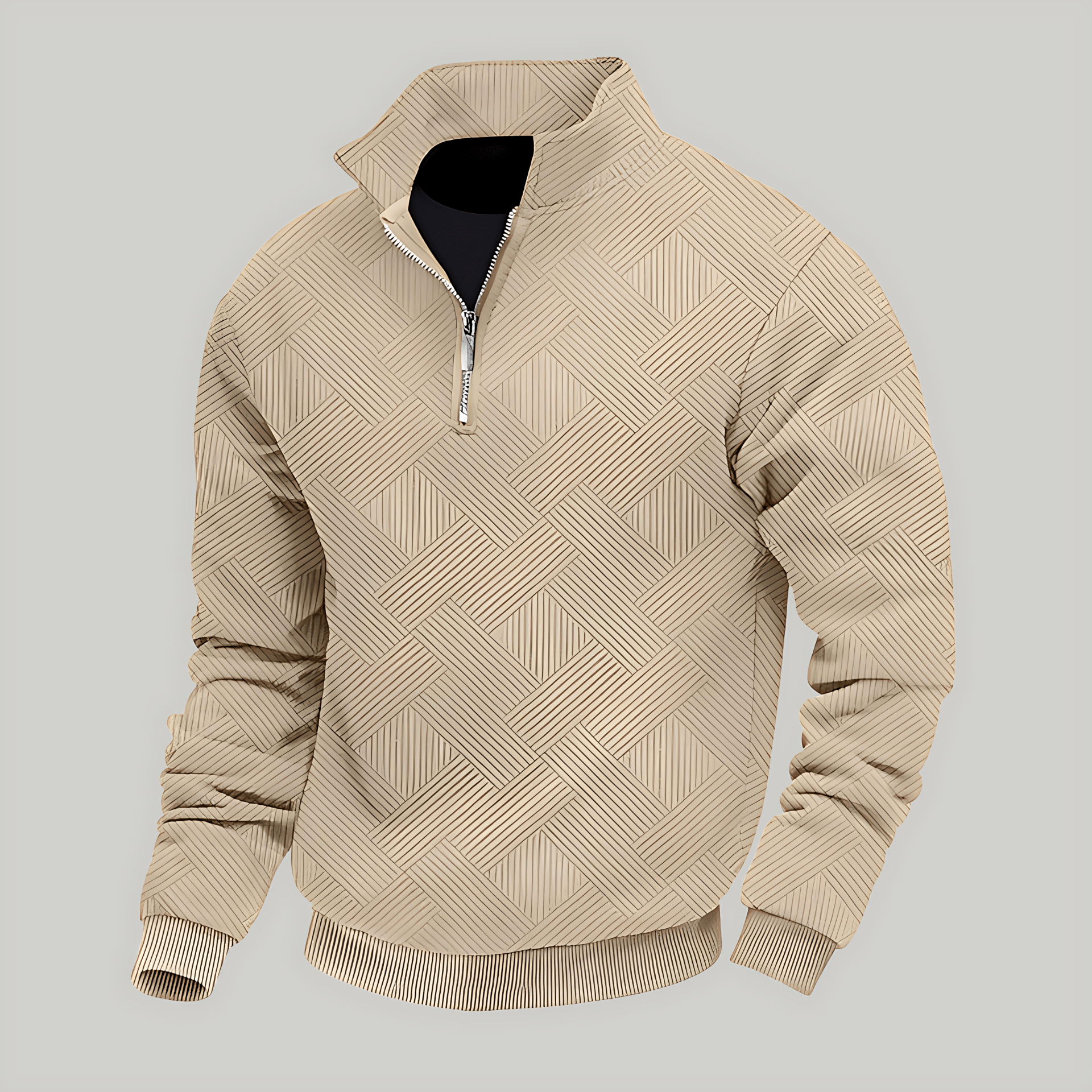 Cevori Casual Half Zip Pullover