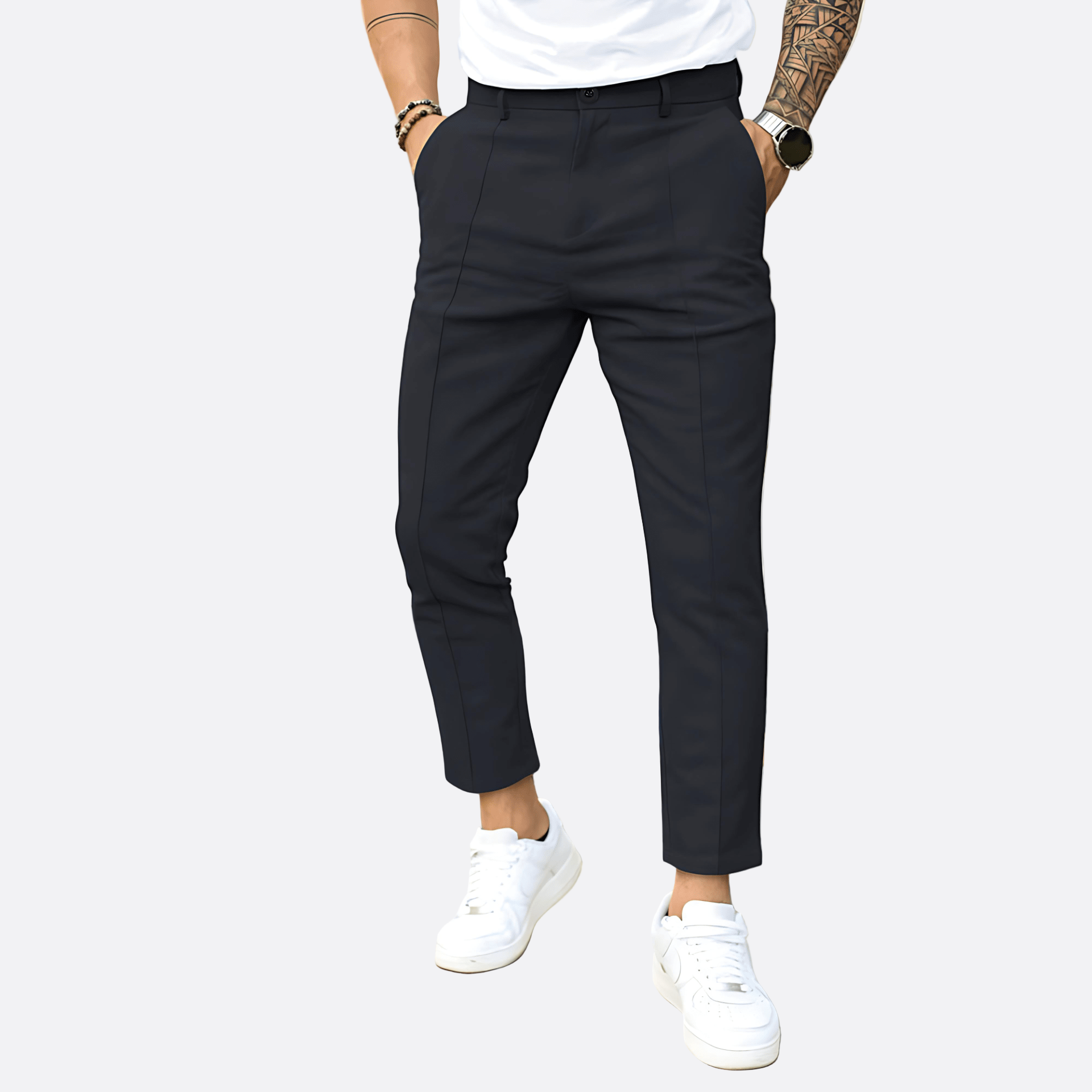 Cevori Casual Style Slim Fit Chino Trousers