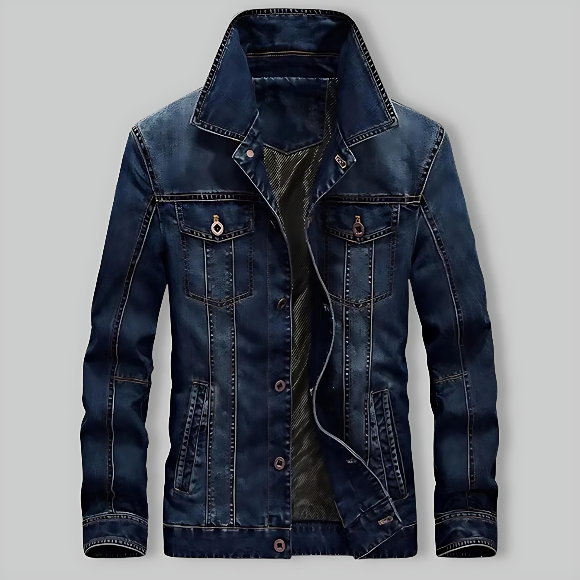 Cevori Classic Lightweight Fit Denim Jacket