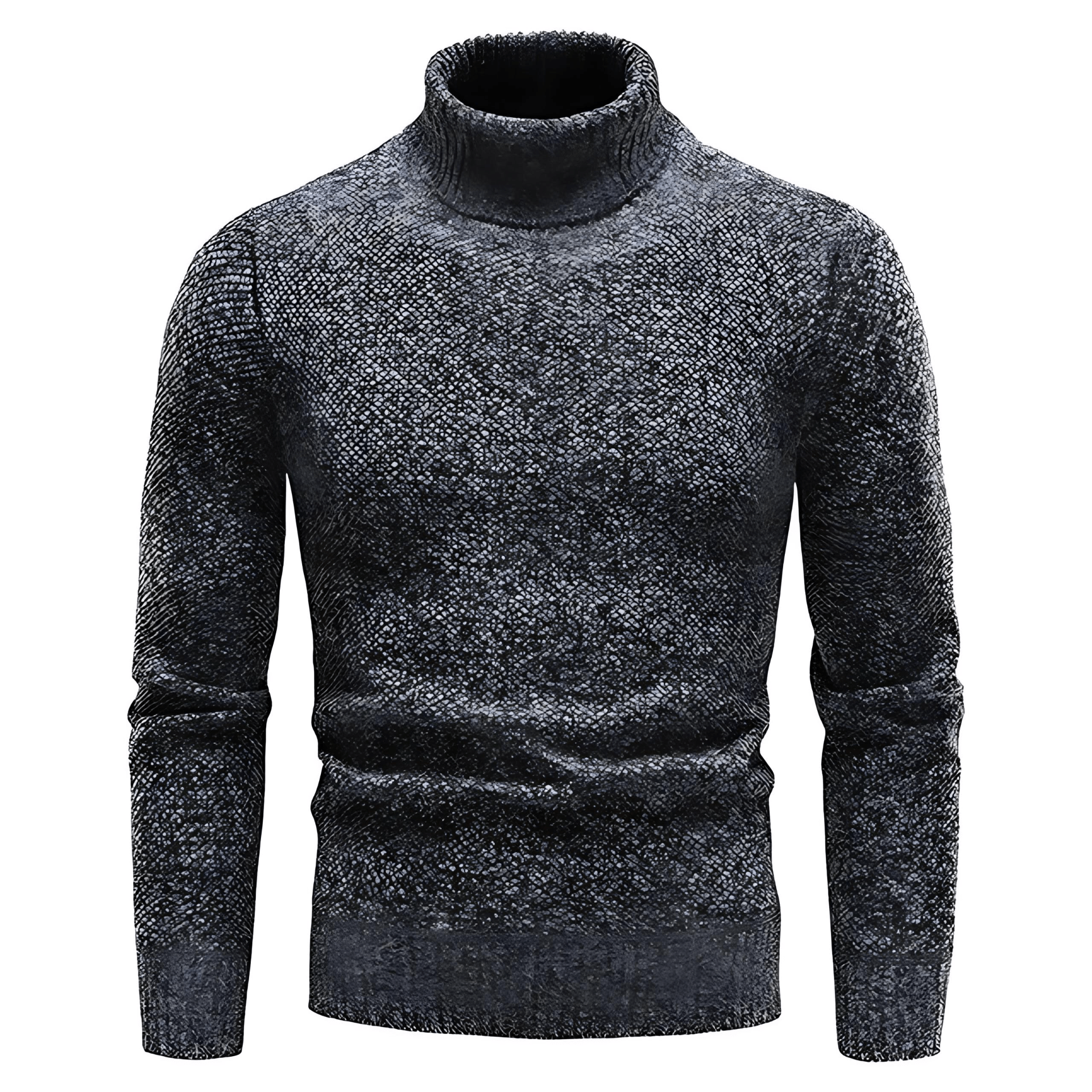 Cevori Classic Slim Fit Turtleneck Ribbed Jumper