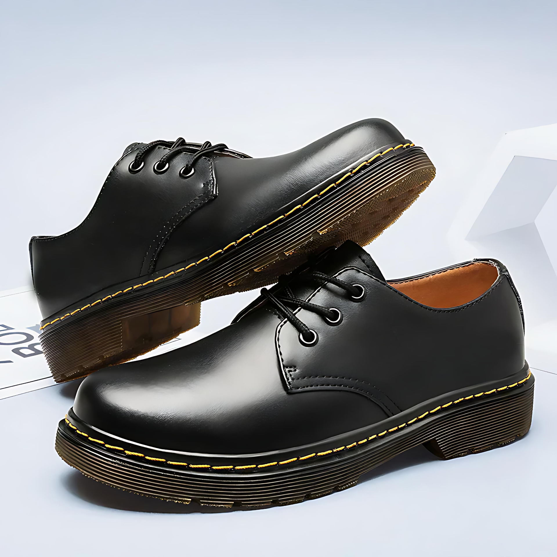 Cevori Classic Smooth Leather Oxford Shoes
