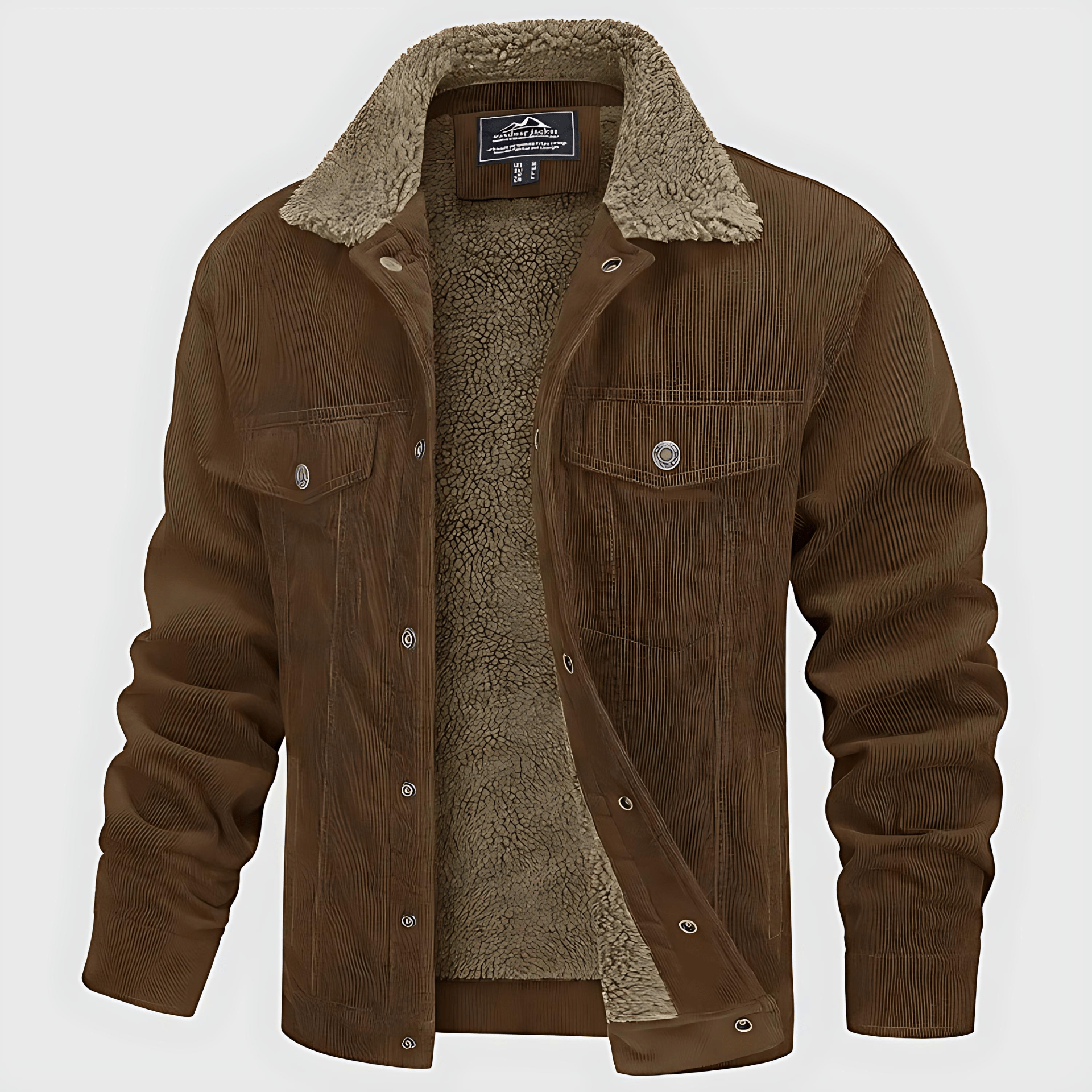 Cevori Corduroy Jacket with Warm Lining