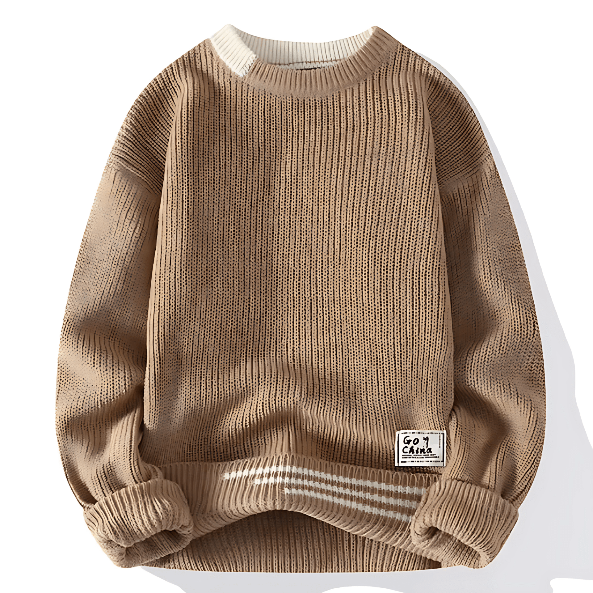Cevori Knit Crewneck Sweater Relaxed Fit