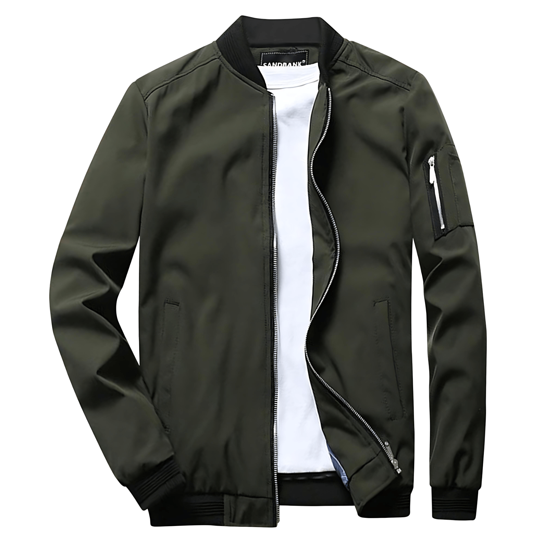 Cevori Lightweight Zip Bomber Jacket