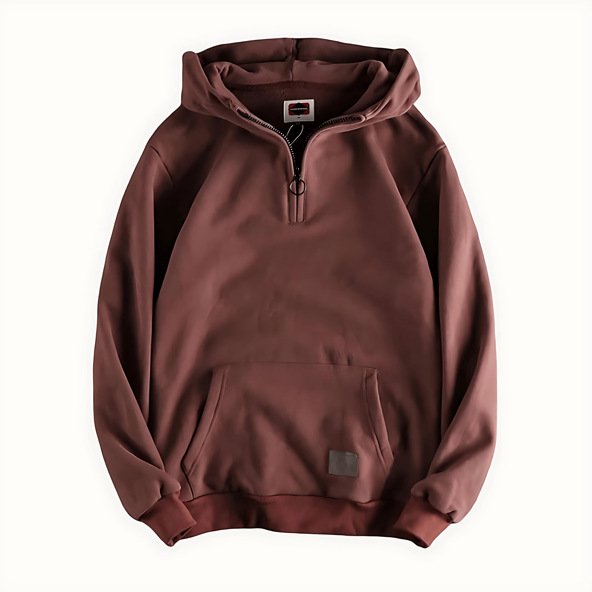 Cevori Relaxed Fit Half Zip Hoodie