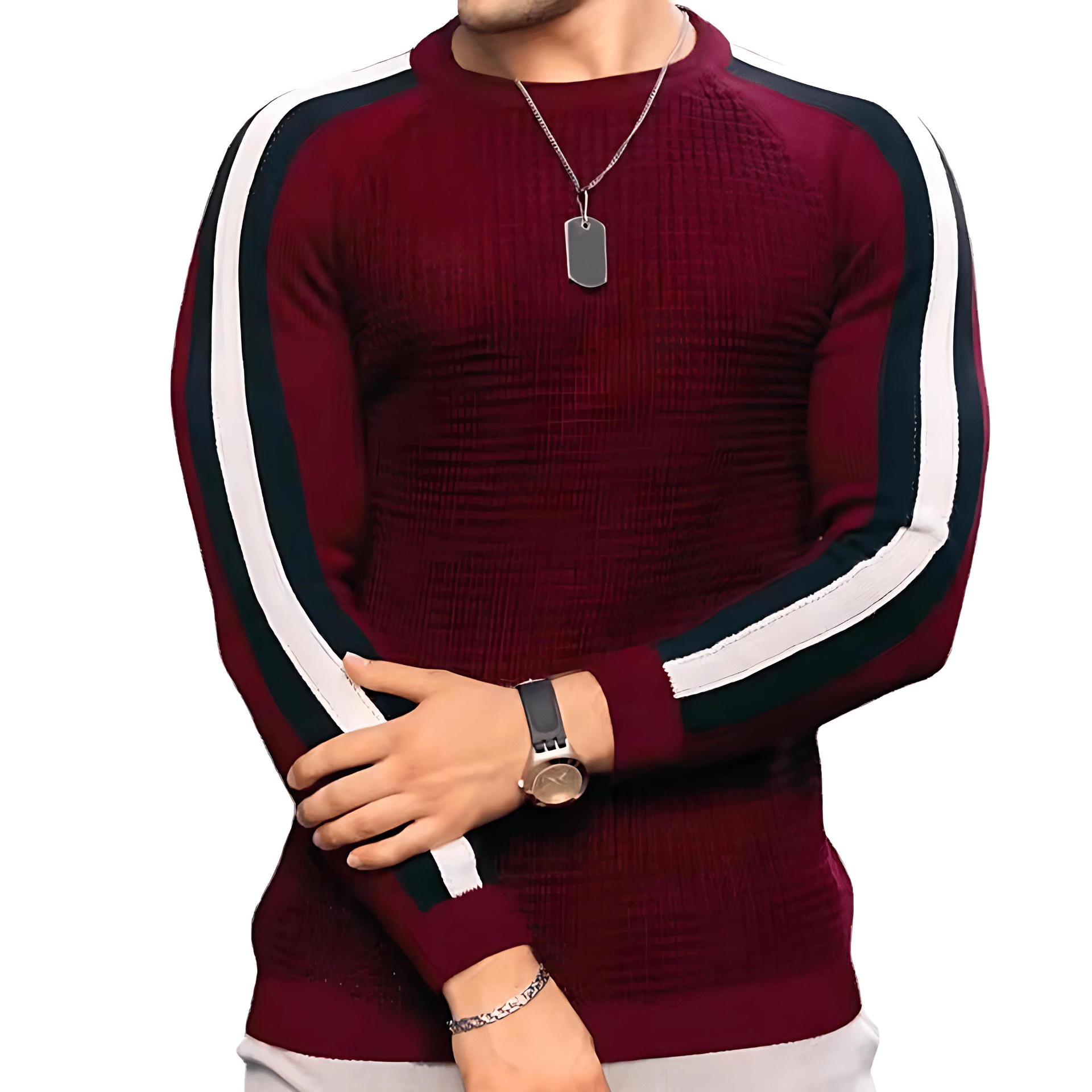 Cevori Slim Fit Wool Blend Sweater