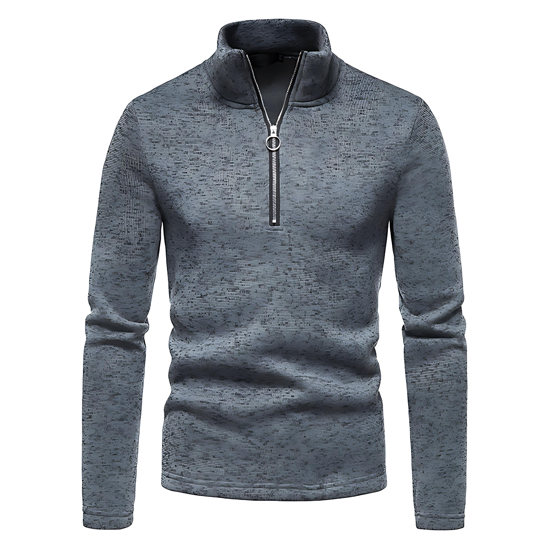 Cevori Stand-Up Collar Fleece Jumper